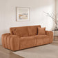 Burnett Burnt Orange Chenille Sofa Collection