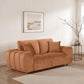 Burnett Burnt Orange Chenille Sofa Collection
