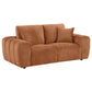 Burnett Burnt Orange Chenille Sofa Collection