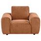 Burnette Burnt Orange Accent Chair 504953