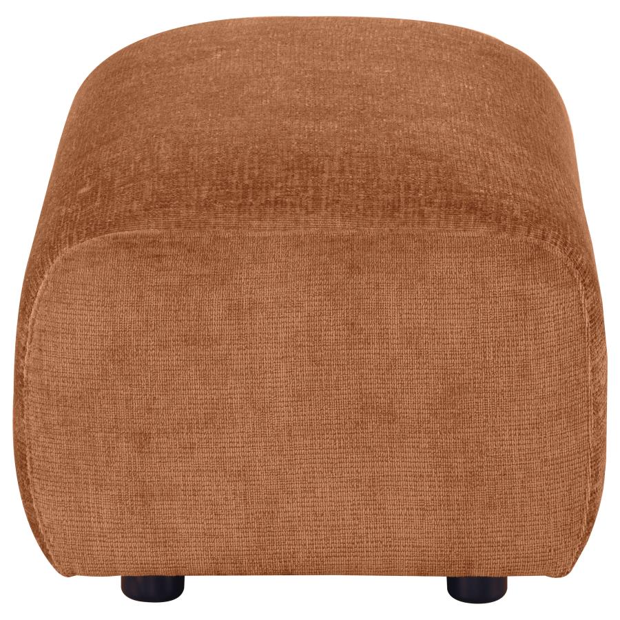 Burnett Chenille Upholstered Ottoman 504954
