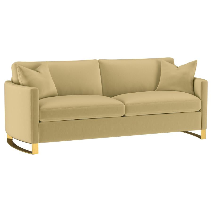 Coaster Corliss Camel Sofa & Loveseat