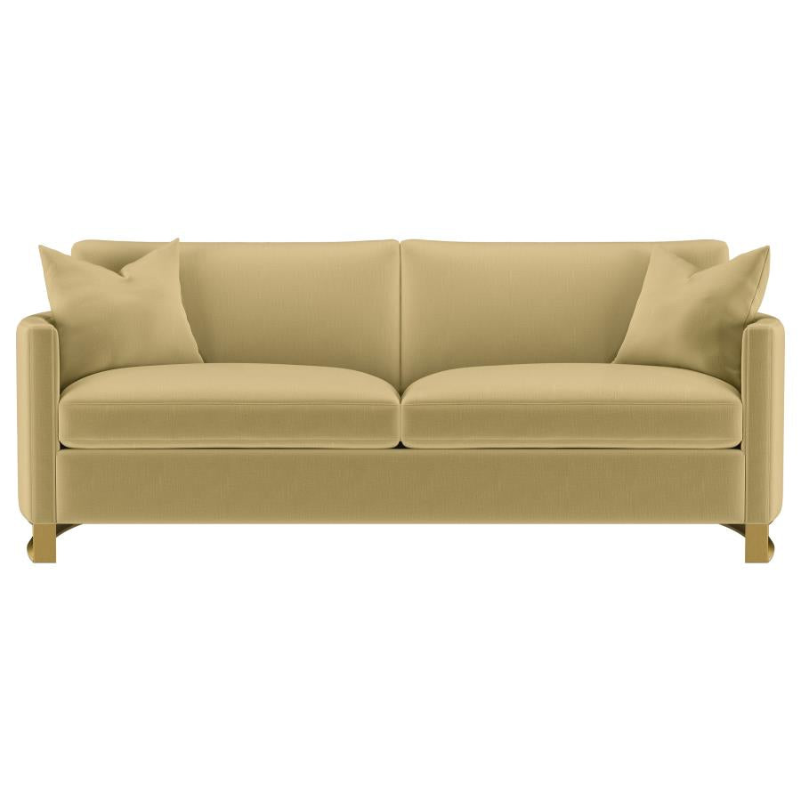 Coaster Corliss Camel Sofa & Loveseat