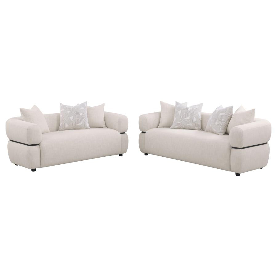 Coaster Jeanette Beige 2 Pc Sofa Collection