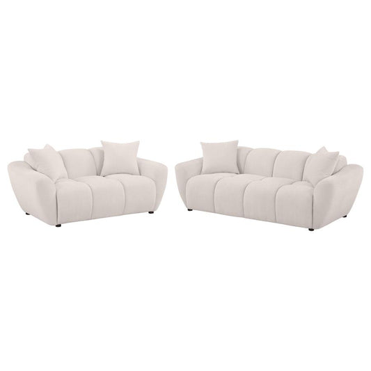 Destino 2 Pc Modern Greige Sofa Collection