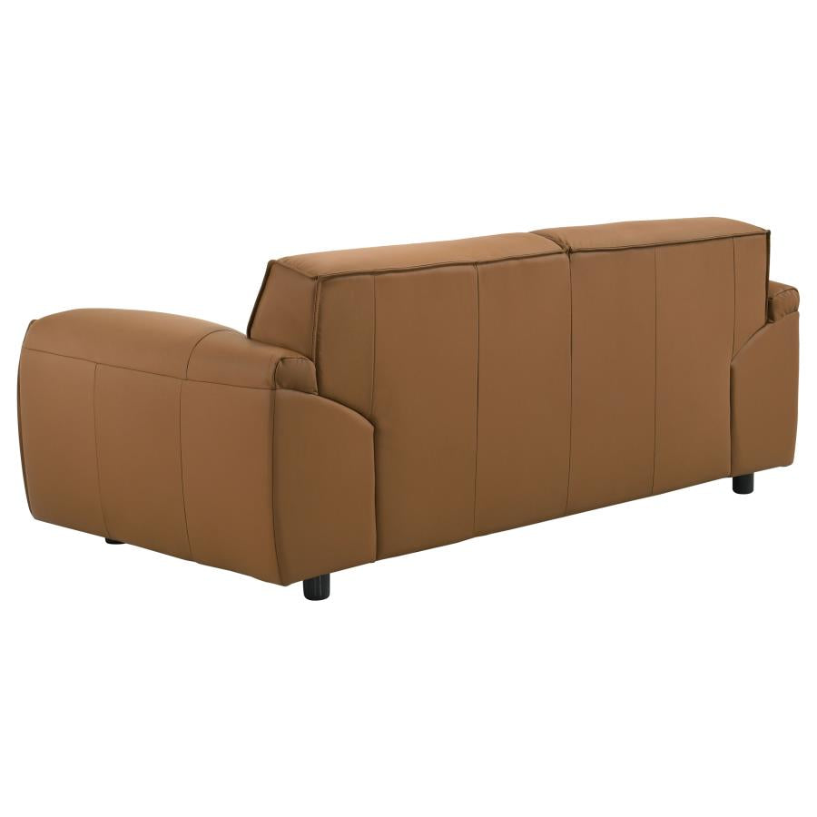 Buxton 2 Pc Leather Upholstered Sofa Set