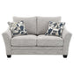 Tomkins Boucle Upholstered Sofa Set Light Grey
