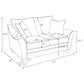 Tomkins Boucle Upholstered Sofa Set Light Grey