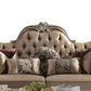 Dresden Sofa Collection ~ Bone Velvet