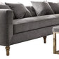 Sidonia 53581 Loveseat - Gray Velvet