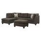 Laurissa 54370 Sectional by Acme - 3 Color Choices