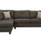 Laurissa 54370 Sectional by Acme - 3 Color Choices