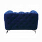 Acme Furniture 54902 Atronia Silla - Tela azul