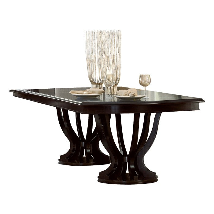 Savion 5494 Double Pedestal Dining Set by Homelegance