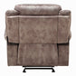 Zubaida 55022 Chocolate Glider Recliner