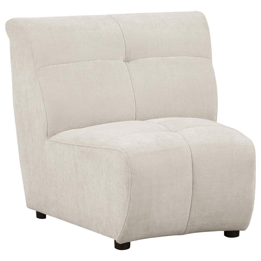 Charlotte 8-Piece Curved Sectional Ivory 551300