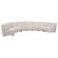Charlotte 8-Piece Curved Sectional Ivory 551300