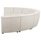 Charlotte 8-Piece Curved Sectional Ivory 551300