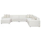 Freddie 7 Pc Upholstered Modular Sectional Pearl