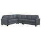 Georgina 4-Pc Upholstered Modular Sectional Sofa