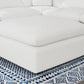 Raleigh Ivory Boucle Ottoman 551753