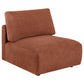 Elysia 6 Pc Coral Chenille Modular Sectional