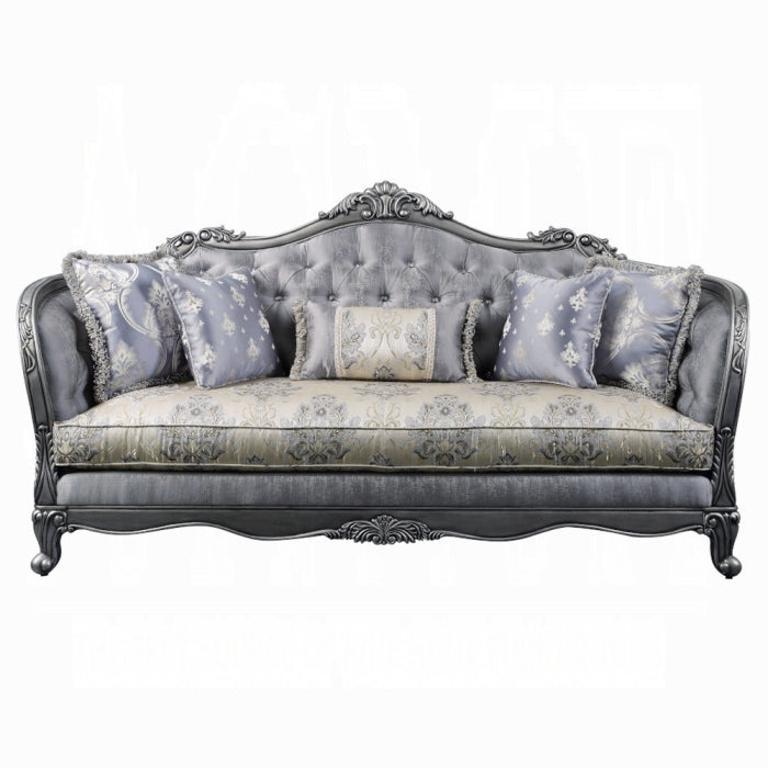 Ariadne Platinum Sofa & Loveseat by Acme