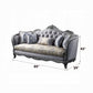 Ariadne Platinum Sofa & Loveseat by Acme