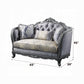 Ariadne Platinum Sofa & Loveseat by Acme