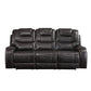 Braylon Motion Sofa Collection Diamond Tufted