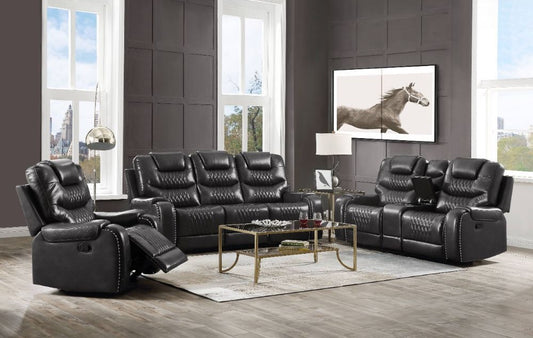 Braylon Motion Sofa Collection Diamond Tufted