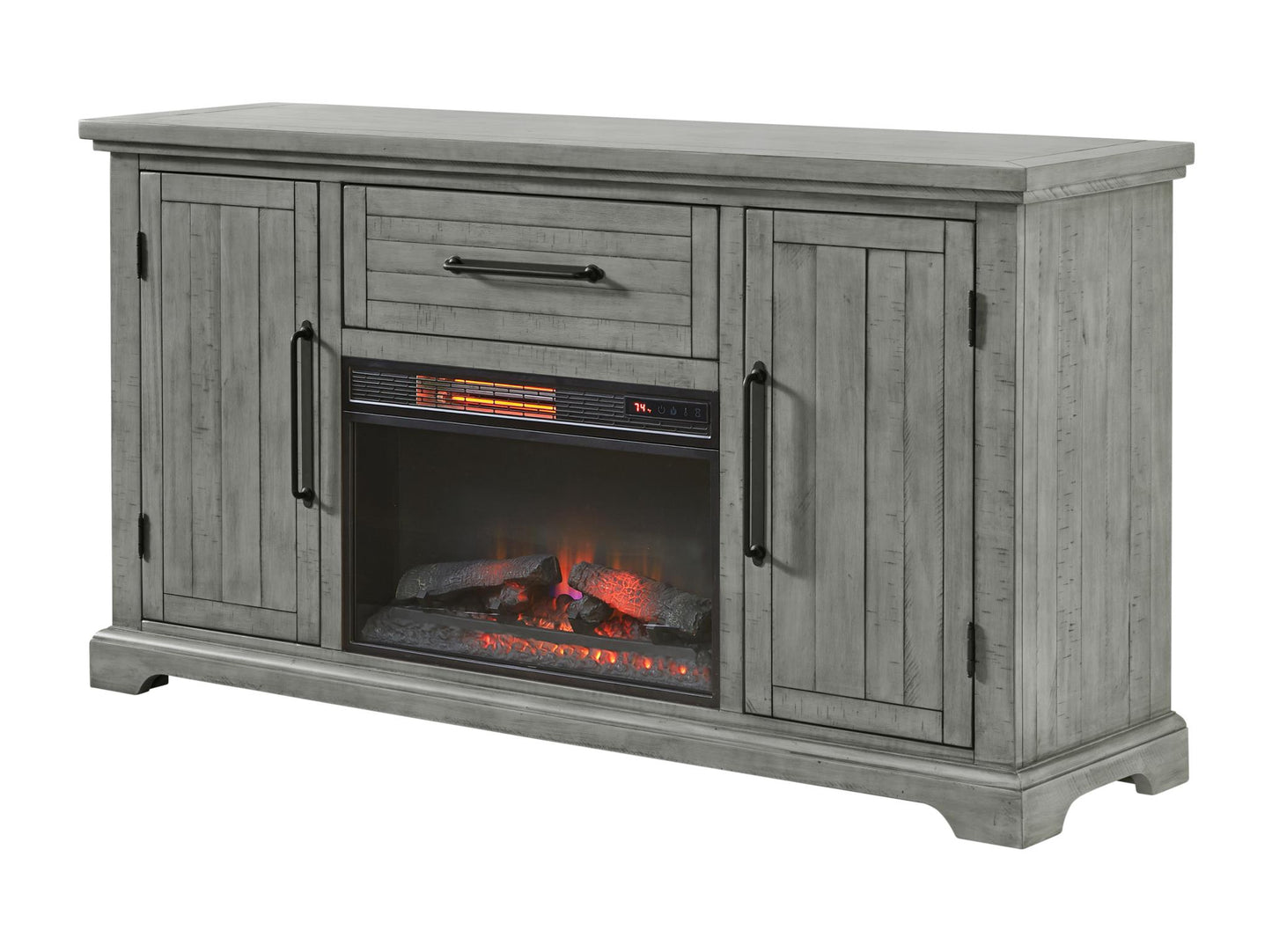 Beach House Server with Fireplace 909199F