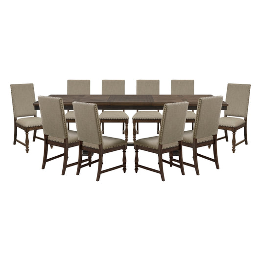 Homelegance 5703-104 Stonington 11 Pc Dining Set