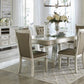 Juliette 5844 Champagne 7 Pc Dining Collection