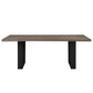 Homeleance Rochelle 7 Pc Oak Finish Dining Set