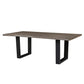 Homeleance Rochelle 7 Pc Oak Finish Dining Set