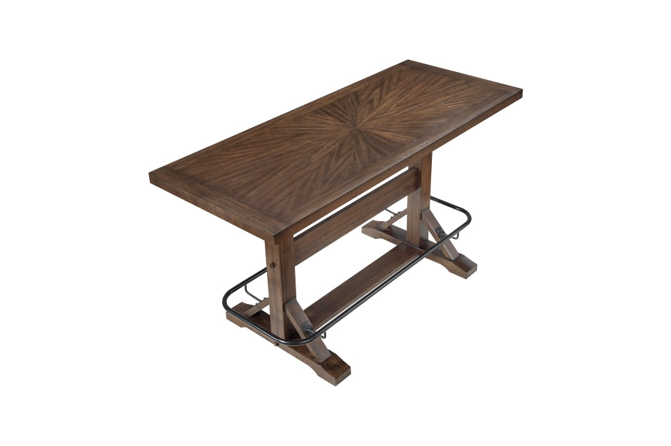 Oliver 7 Pc Dining Set w/Saddle Seats