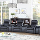 Cyrus 9 Pc Theater Seating Sectional 600001-S5A