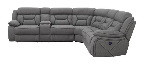 Higgins 600370 Sectional by Coaster - Power Motion