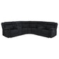 Hagen Upholstered Steel Grey Power Sectional