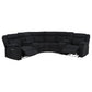 Hagen Upholstered Steel Grey Power Sectional
