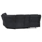 Hagen Upholstered Steel Grey Power Sectional