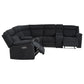Hagen Upholstered Steel Grey Power Sectional
