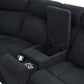 Hagen Upholstered Steel Grey Power Sectional