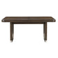 Clara 7 Pc Expandable Brown Dining Collection