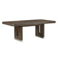 Clara 7 Pc Expandable Brown Dining Collection
