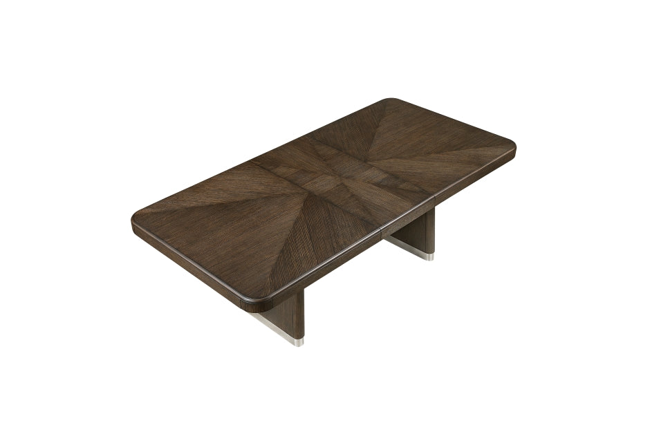Clara 7 Pc Expandable Brown Dining Collection
