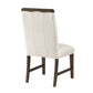 Clara 7 Pc Expandable Brown Dining Collection