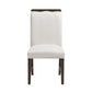 Clara 7 Pc Expandable Brown Dining Collection