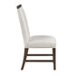Clara 7 Pc Expandable Brown Dining Collection